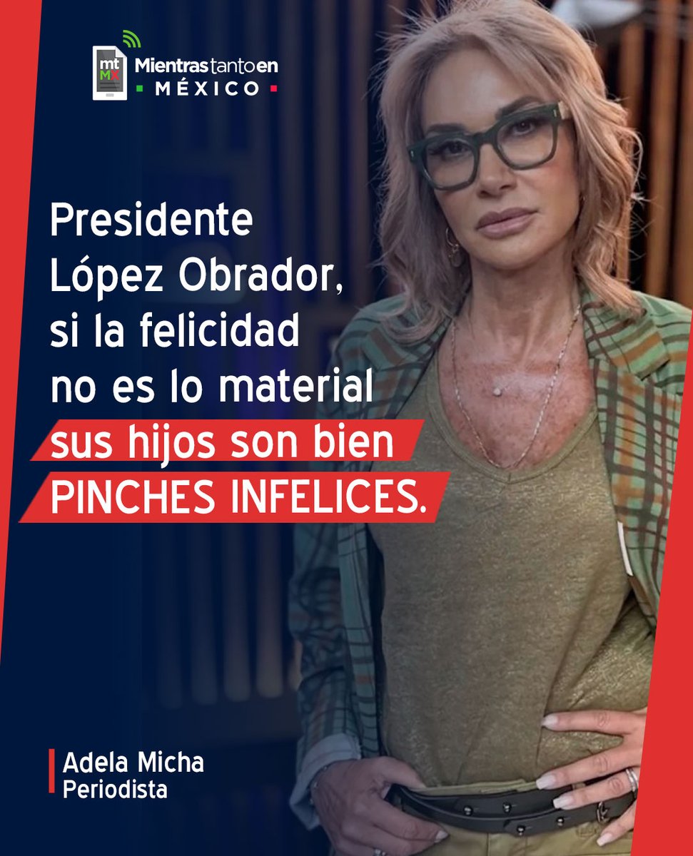 MT_enMEXICO's tweet photo. Adela se burla de las declaraciones de AMLO 💥 https://t.co/sdVnWLfb8b