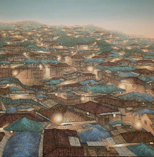 DeeTkmz's tweet photo. As someone who can't visit RMxSFMOMA  I will share one of my favourite pieces in RM's collection. I don't know if it's part of this exhibition as I didn't see it yet. It's “Disappearing Hometown 730” by Joung Young Ju.
I'm also voting for #ARIASBTS at the 2026 ARIA Music Awards. https://t.co/znnwmM8VzI