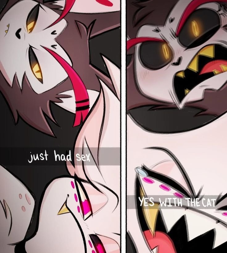 Emmaxfurr's tweet photo. #Hazbinhotel #Huskerdust #Husker #Angeldust https://t.co/nnt4A9T6kU