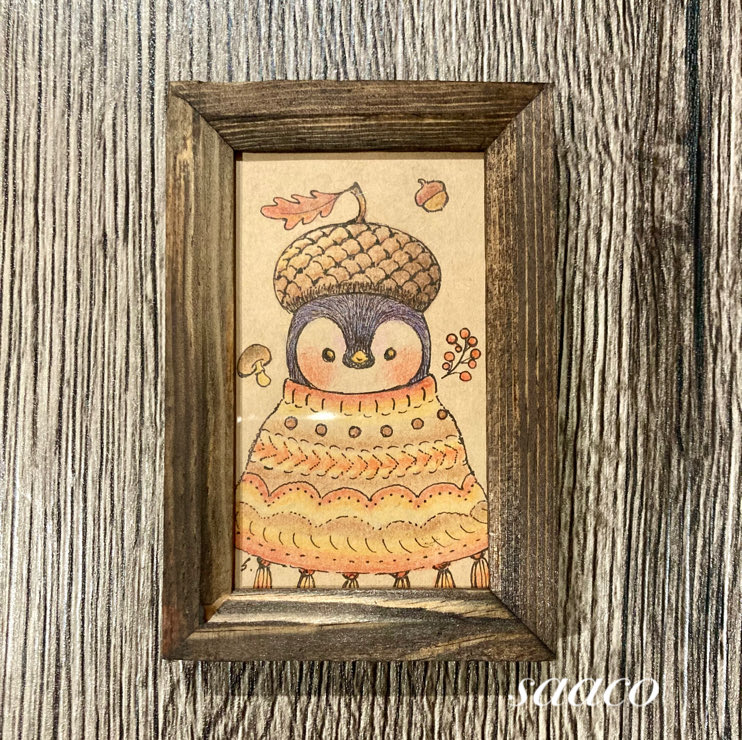 macyart's tweet photo. 秋ですねぇ🍂
ミニ原画

#イラスト
#神戸ペンバザ https://t.co/wgJP1M5qqL