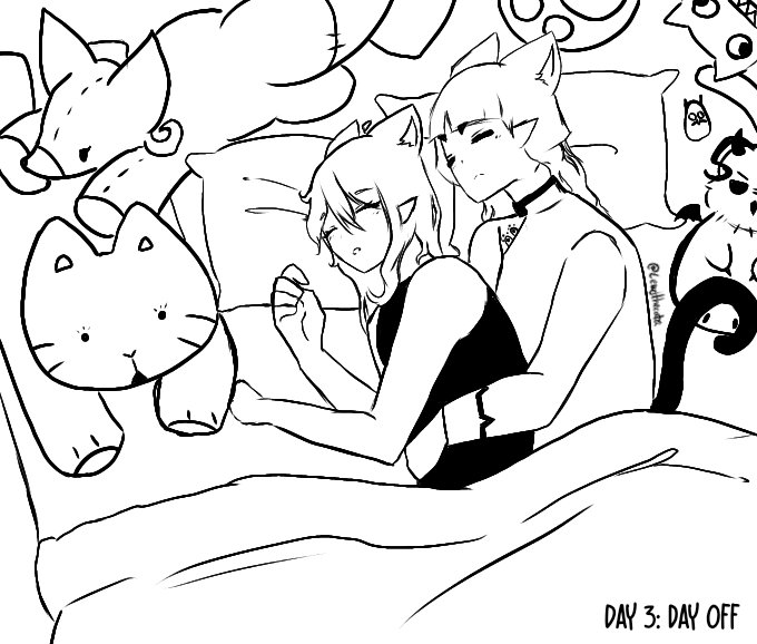 lewdthecat's tweet photo. #irutober day 3: Day off

#mairumatwt #irumatwt #mairuma #yumeship https://t.co/wLBhkVgHsq