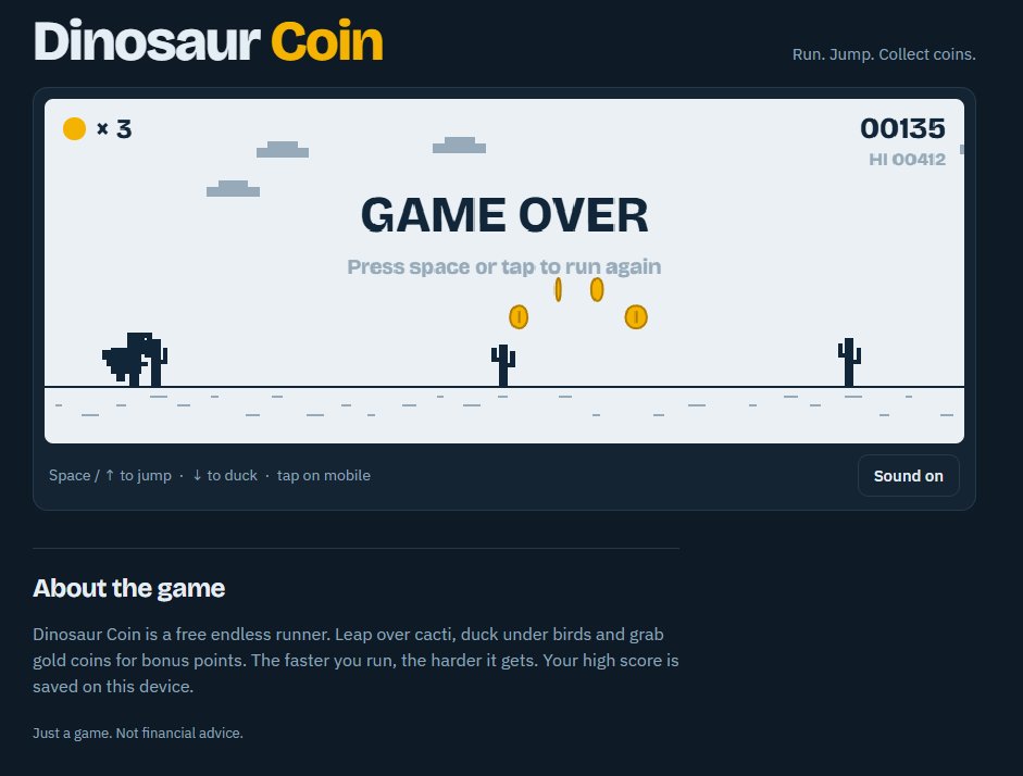 Dex_dinosaur's tweet photo. made a little game to take you back to the old days. 🦖

No internet? No problem. Remember jumping cacti while the Wi-Fi was down? Now you can do it again, and collect some coins on the way.

Free to play, no wallet needed 👇
https://t.co/q7CFvjsxbM https://t.co/Zad52zMryI