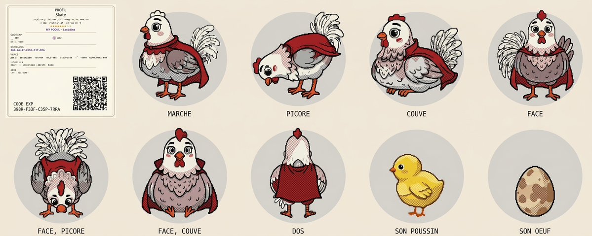 hodler_btc's tweet photo. Another rare chicken #MutantChicken #DragonHen #ChickenGenetics #IndieGame https://t.co/FsItxJpopT