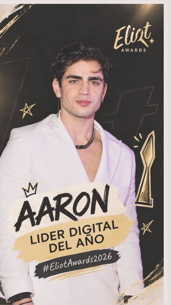 naii_mb5's tweet photo. TENDENCIA 🚨

sigamos haciendo presencia y demostrando mucho apoyo para nuestro @ArnMercurio en @EliotMedia 😎✨🖤

• d i n á m i c a   e x p r e s s: 
escribe cada una de las oraciones + la frase y #👇🏻 

AARON LIDER DIGITAL DEL AÑO
#EliotAwards2026 https://t.co/2OwRhP1ZjT