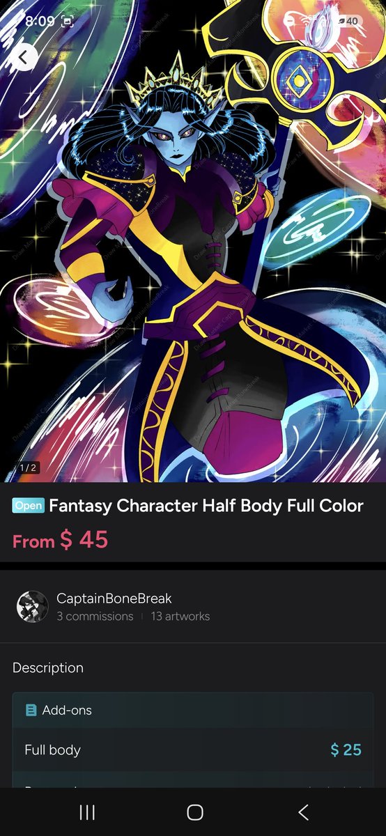 CaptainbreakJ's tweet photo. @ephieElle I use Draw Market to commission and I like to sue it cause my commissioners can see their comm in a step by step process☆ Draw Market accepts multiple forms of payment too!

Here is my current examples and prices! https://t.co/q2sZLQJVz3