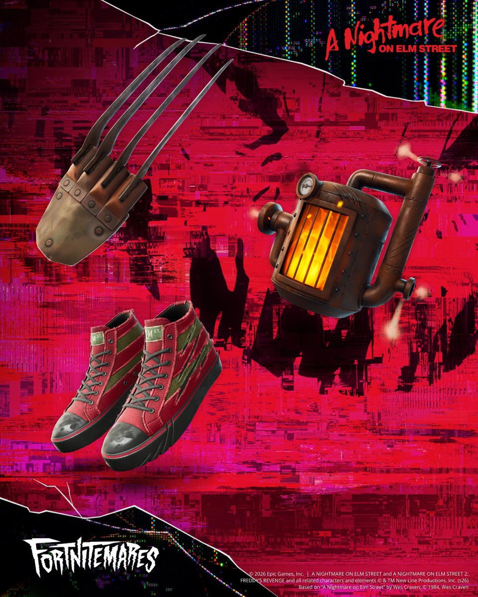 Fortnite_ES's tweet photo. Una pesadilla de la que no podrás despertar. ¡Ya está disponible en la tienda! https://t.co/goKuXdzIxx