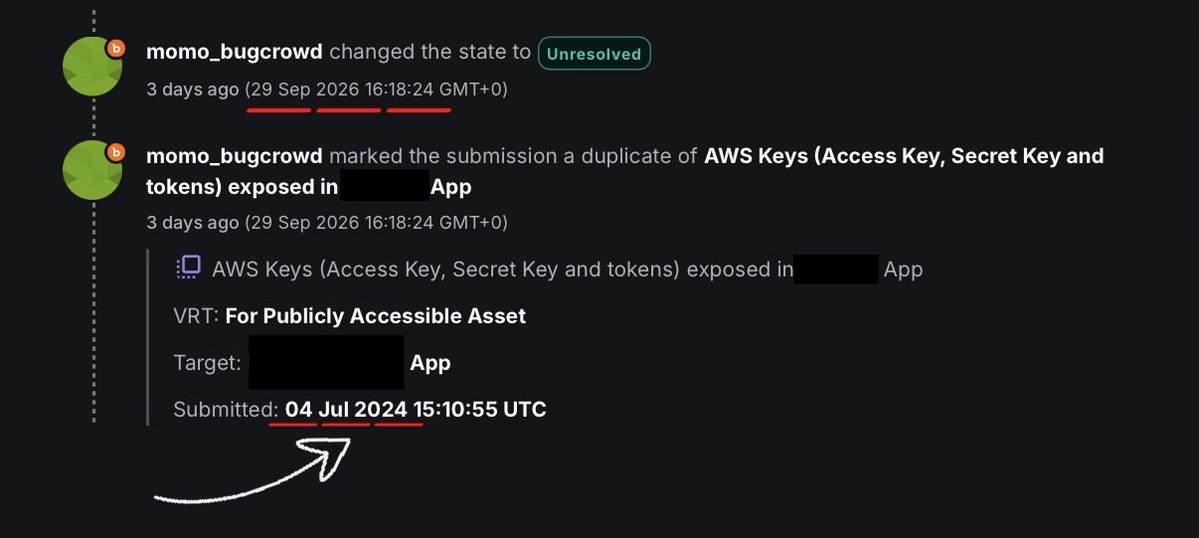 kareemkorama's tweet photo. @7lpu6iLt @7lpu6iLt  Look at when the first find is and when is my report bro wtf 😱 https://t.co/D3kTk3tRFW