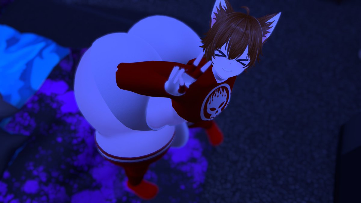 Kio_thiccboi's tweet photo. Another oc alert! Meet Kai the thicc cat femboy he’s very playful but a very shy boyo though (just like me as well to >~<) thanks to @MazeVRChat for making it for me they are amazing go show them some love tooo~ ^-^ https://t.co/5ZC73GowJP