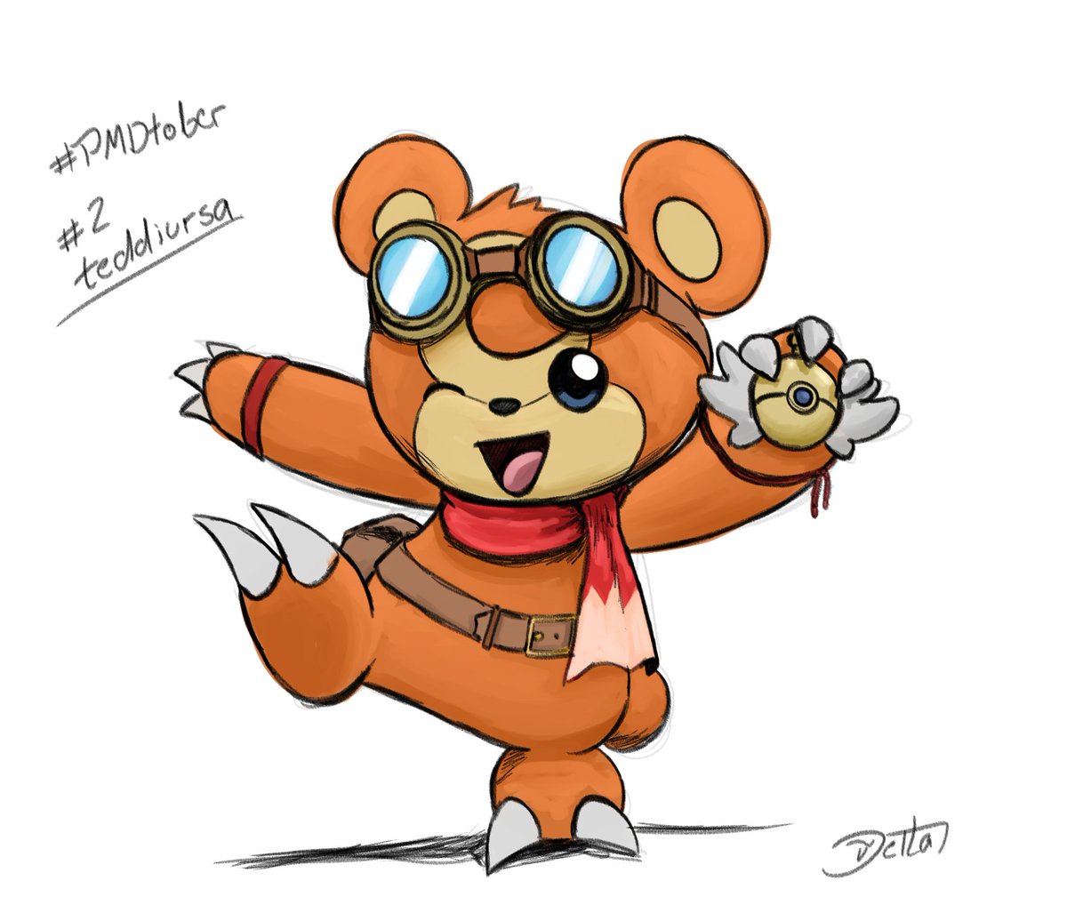 DeltaEagleArts's tweet photo. PMDtober 2026: Teddiursa.
#PMDtober2026 #pmd #PokemonMysteryDungeon https://t.co/ZYAHovBUA6