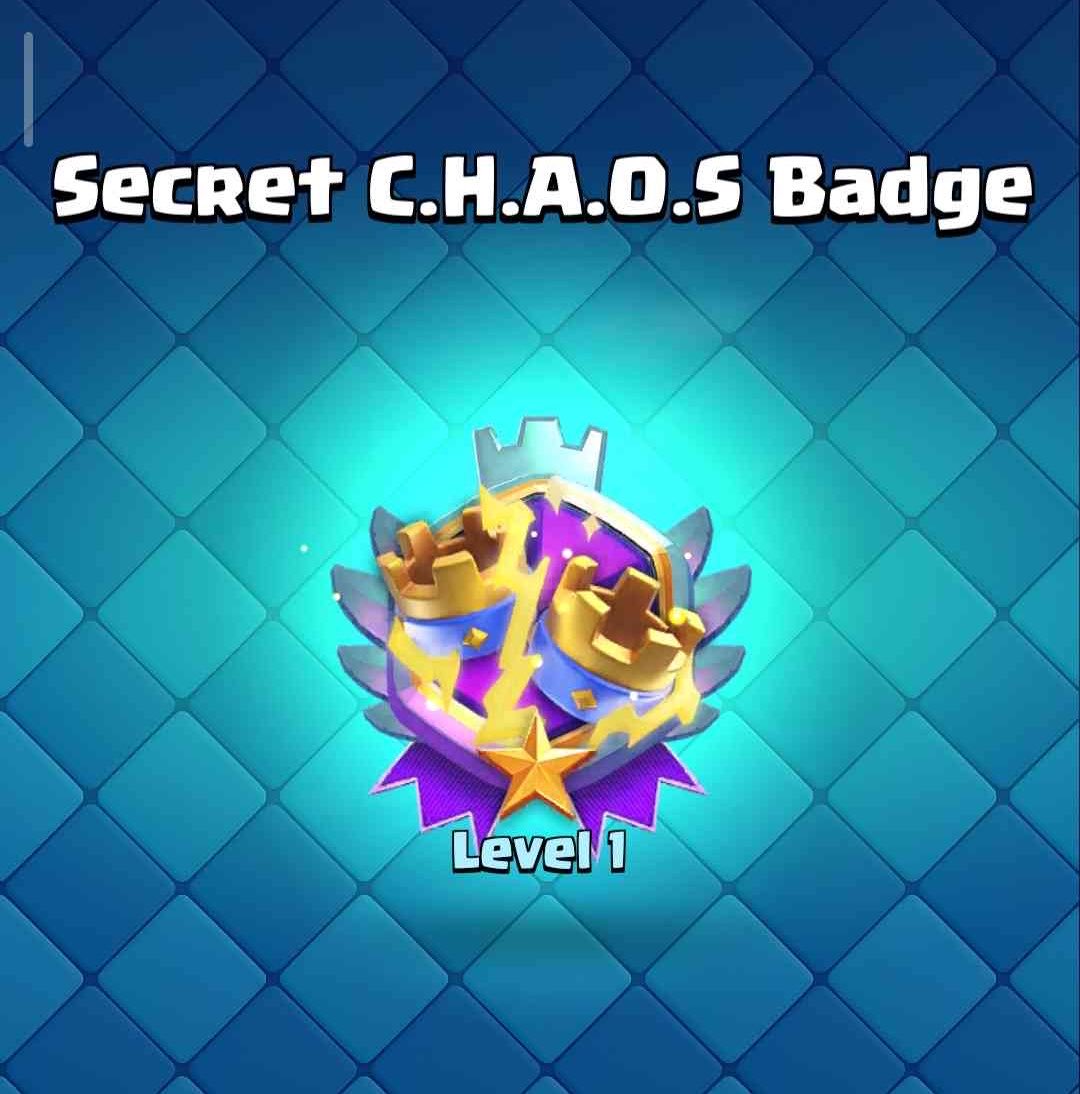 Dcmat's tweet photo. 🚨 NEW CHAOS Secret Badge Method 🚨

You apparently need to use Electro Wizard and place it on the opposite lane every time your drop it in the game.

We suspect you need to drop him 5+ times and win, but not sure.

Let me know if it works! Follow for more secrets. https://t.co/BMnQZXvpok