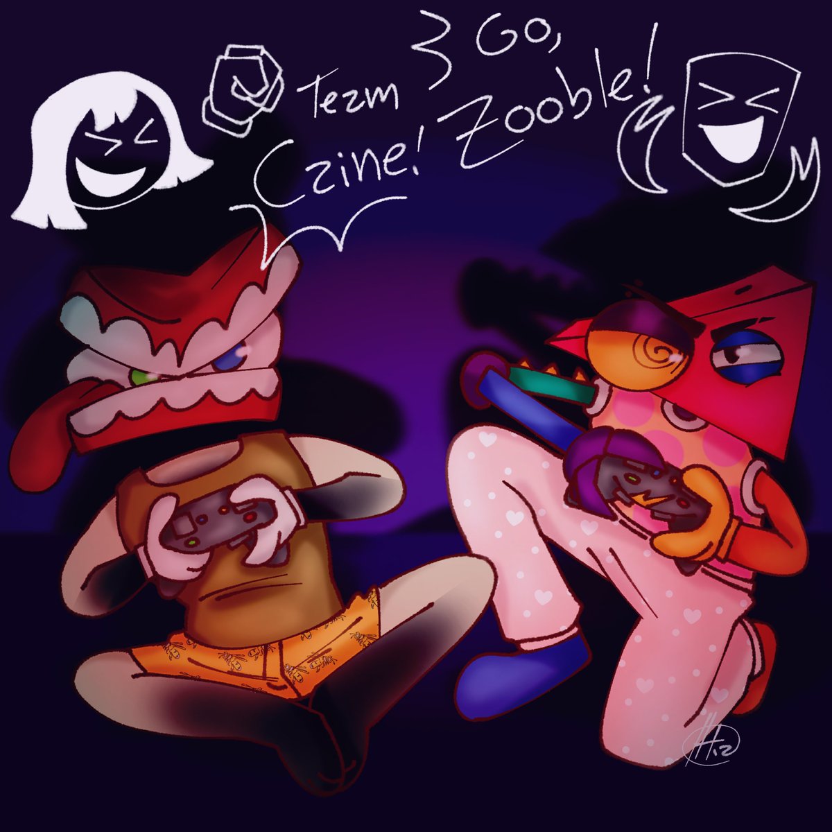 webdragaoarts's tweet photo. DIGITALTOBER 2026 - Day 02 - Game

#digitaltober2026 #tadc #caine #zooble https://t.co/B5IPCRo2Wb
