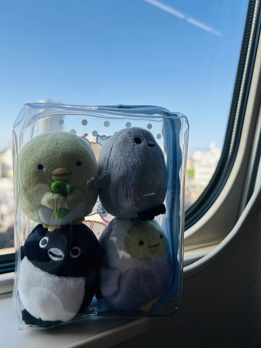 ellepenellenade's tweet photo. おはようございます☀
ペンギンとぺんぎん？と一緒に新潟へ行きます https://t.co/pCCQNaYlZV