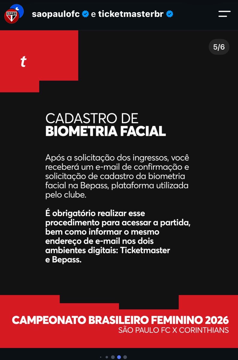 acompanheospfc's tweet photo. ATENÇÃO: os ingressos no site esgotaram, mas a TicketMaster em parceria com o São Paulo está disponibilizando GRATUITAMENTE alguns ingressos!!! Quem não conseguiu, CORRE PARA GARANTIR!!!!!!!!!

VAMOS LOTAR O MORUMBIS!!!
Link: 
https://t.co/pXbYzzqwaB https://t.co/pMNKegdwjP