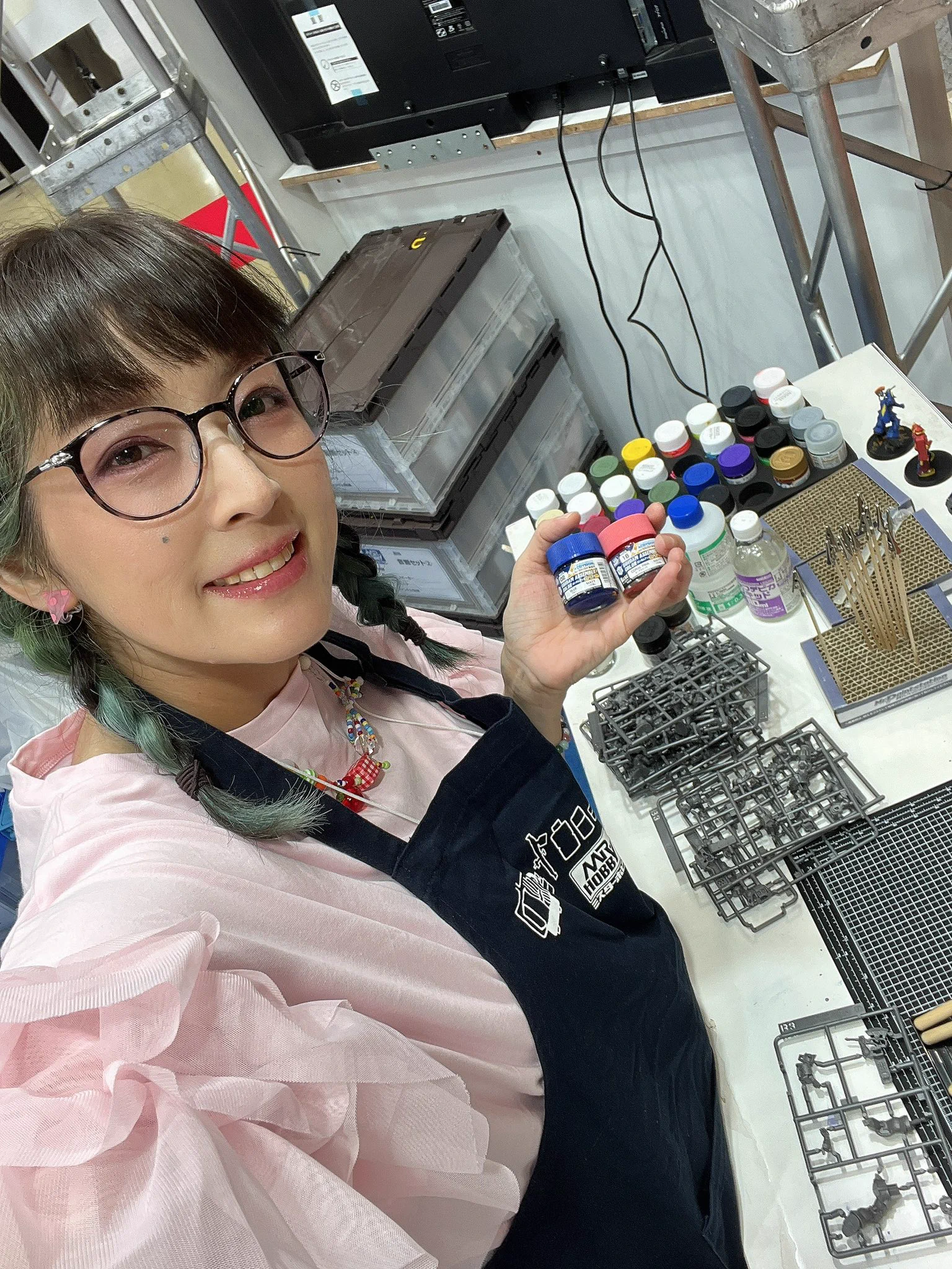 五十嵐浩子🤖10/3・4日本模型ホビーショーGSIクレオス実演 on X: 