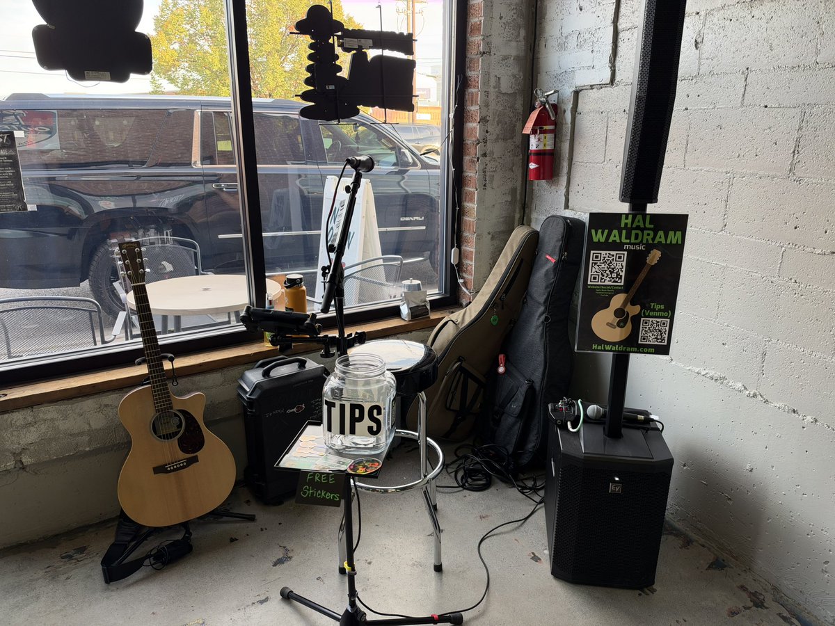 HalWaldramMusic's tweet photo. Ready to play some music at Outpost Taphouse in Idaho Falls, ID!

Live music
Idaho Falls
#idahofalls 
#livemusic https://t.co/W9glEVuVCu