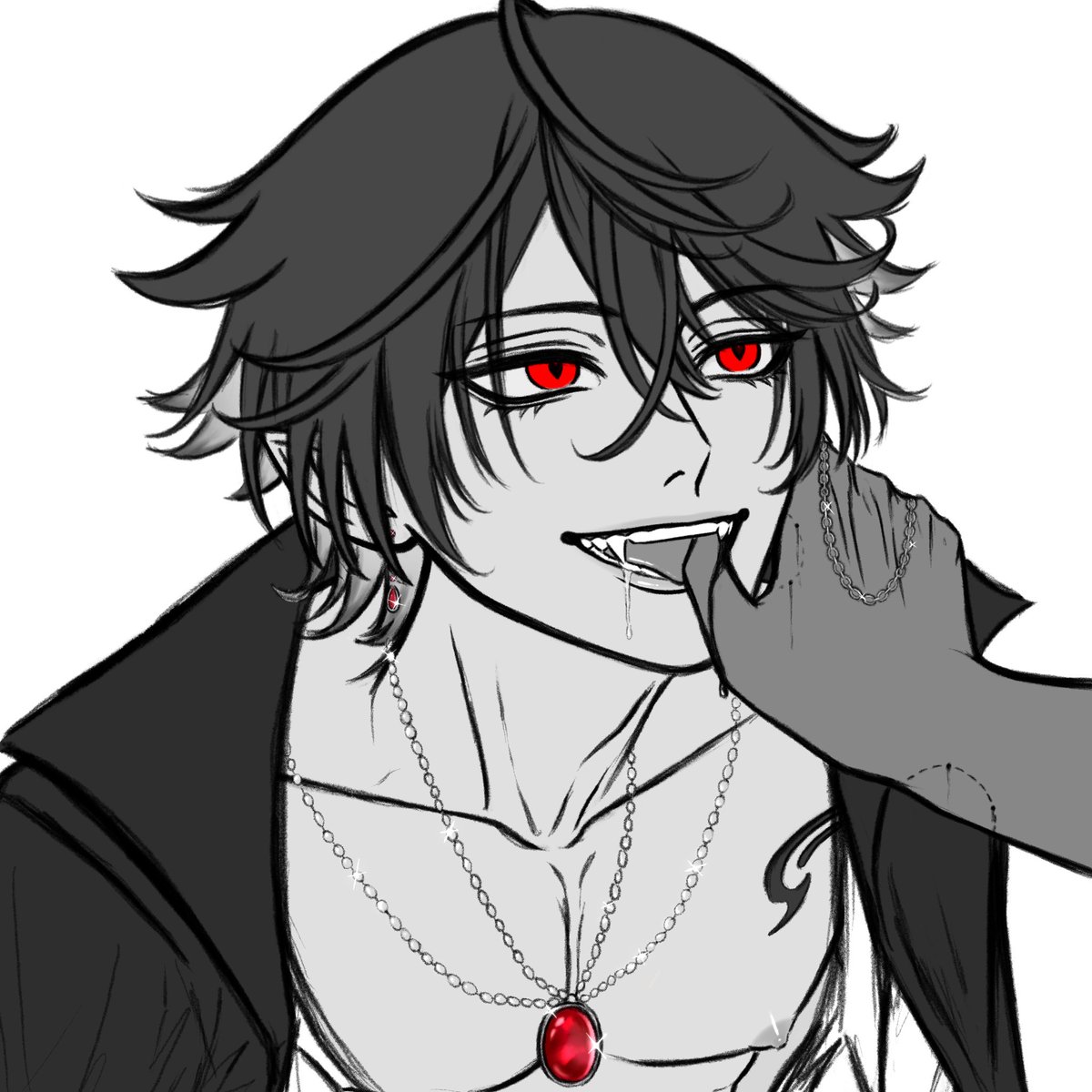 _hxku_'s tweet photo. Day 1 - Vampire
#CendArt #FSWAPtober2026 https://t.co/cUeeSaZToU
