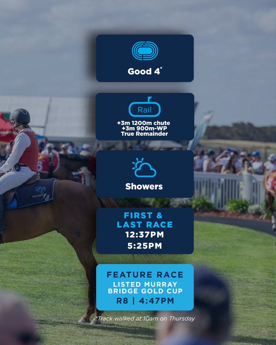 RacingSA's tweet photo. Linc likes a couple of interstate raiders in today's feature at Murray Bridge on Gold Cup Day!

Get the full preview >> https://t.co/FAKGzz8q38 https://t.co/0PHgOMAzql
