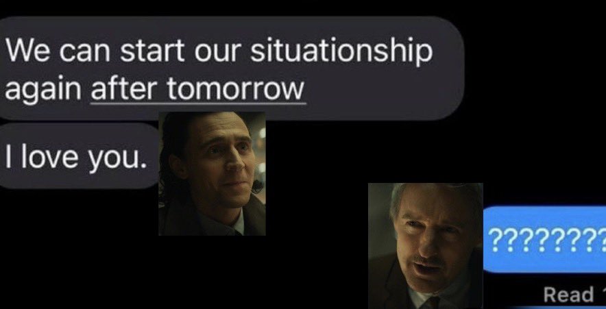batscomelast's tweet photo. loki messaging mobius’ tempad before he comes back to the TVA in doomsday https://t.co/OeIyZQtCxV