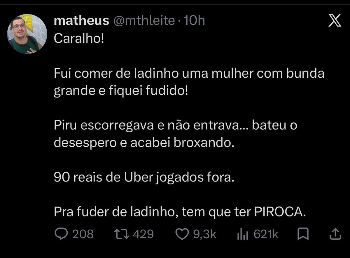 memedepressivos's tweet photo. caralho acabou de aparecer pra mim o post do cara, PQP. https://t.co/wqvNnSHj1A
