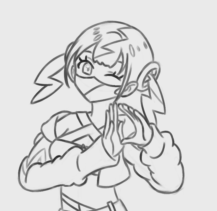 rynyanart's tweet photo. Canary sketch https://t.co/c43fjWrJye