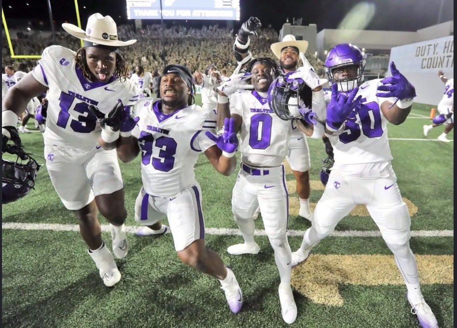 David_Tauscher's tweet photo. AGTG✝️ After a great phone call with @FredrickTate2 Im grateful to announce I’ve received my 5th Division 1 scholarship offer from @TarletonFB https://t.co/qAyrjPrAC7