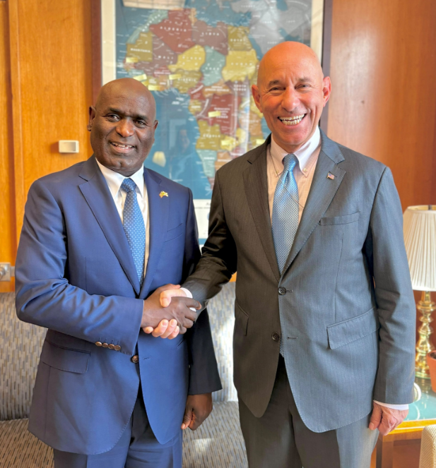 AsstSecStateAF's tweet photo. Assistant Secretary Garcia met with Burundian Ambassador @BoscoBarege1 to advance U.S.-Burundi cooperation on regional peace and economic partnership. They discussed the importance of the Washington Accords to bring lasting stability to the Great Lakes region. That stability will unlock new investment, particularly in critical minerals, where Burundi is a vital partner in building secure, transparent supply chains. Deepening U.S. commercial ties with Burundi will strengthen those supply chains and bring greater prosperity to both our nations. @BurundiEmbUSA