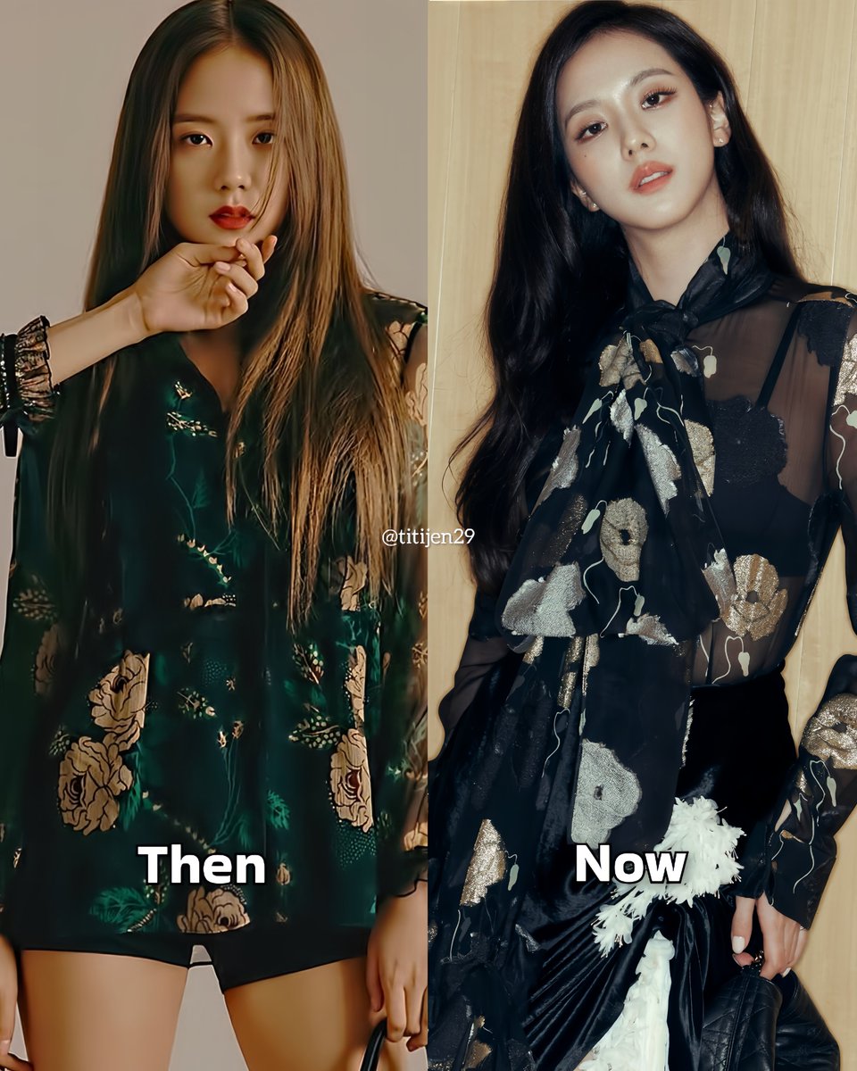 titijen29's tweet photo. Then                                               Now

#Jisoo #BLACKPINK_JISOO https://t.co/mhWVRVrQu0