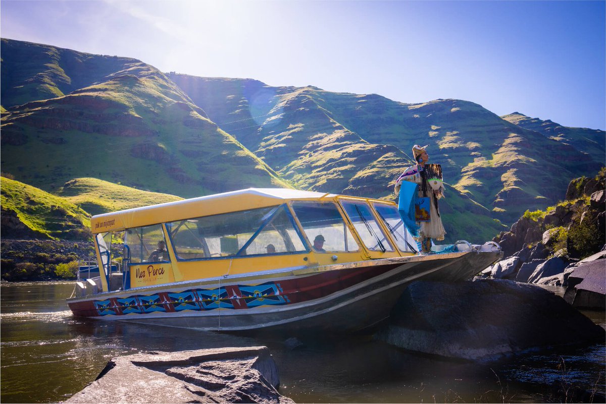 LeesaJespersen's tweet photo. Photo by Wander Idaho on August 08, 2026. May feature a riverboat, raft, speedboat, houseboat, and text. https://t.co/941sK75Qhs