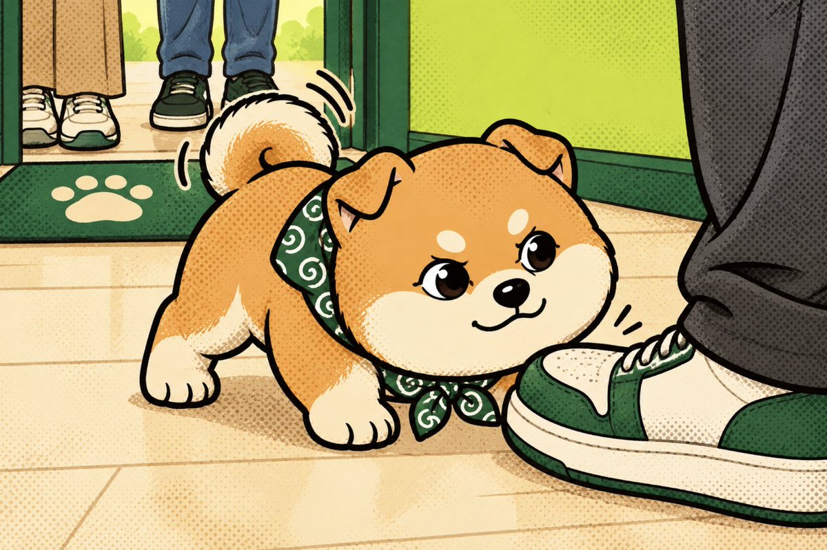 ItsMamesuke's tweet photo. No interview required to join the pack.

Mamesuke will sniff your shoes and make a decision.

So far everyone has passed. 🐾💚 https://t.co/HDbnftqGC9