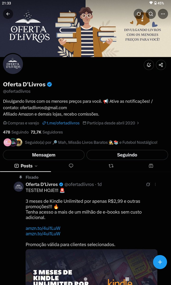 chrispopoto's tweet photo. @ofertadlivros Participando https://t.co/4rP4Fmoe3G