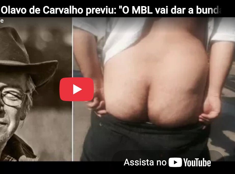 arielcwb's tweet photo. @pedro_acordeiro @BandJornalismo Citar Olavo de Carvalho é realmente hilário. Dá pra fazer guerra de figurinha. Lá vai um que está no youtube. https://t.co/k40G93AGCE