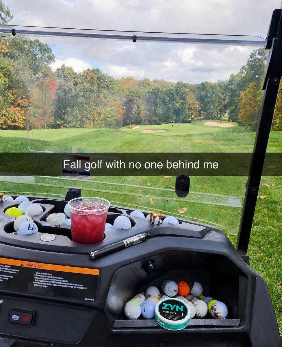 NUCLRGOLF's tweet photo. There’s just nothing like fall golf 🍂🏌️ https://t.co/YapYJAFwQh