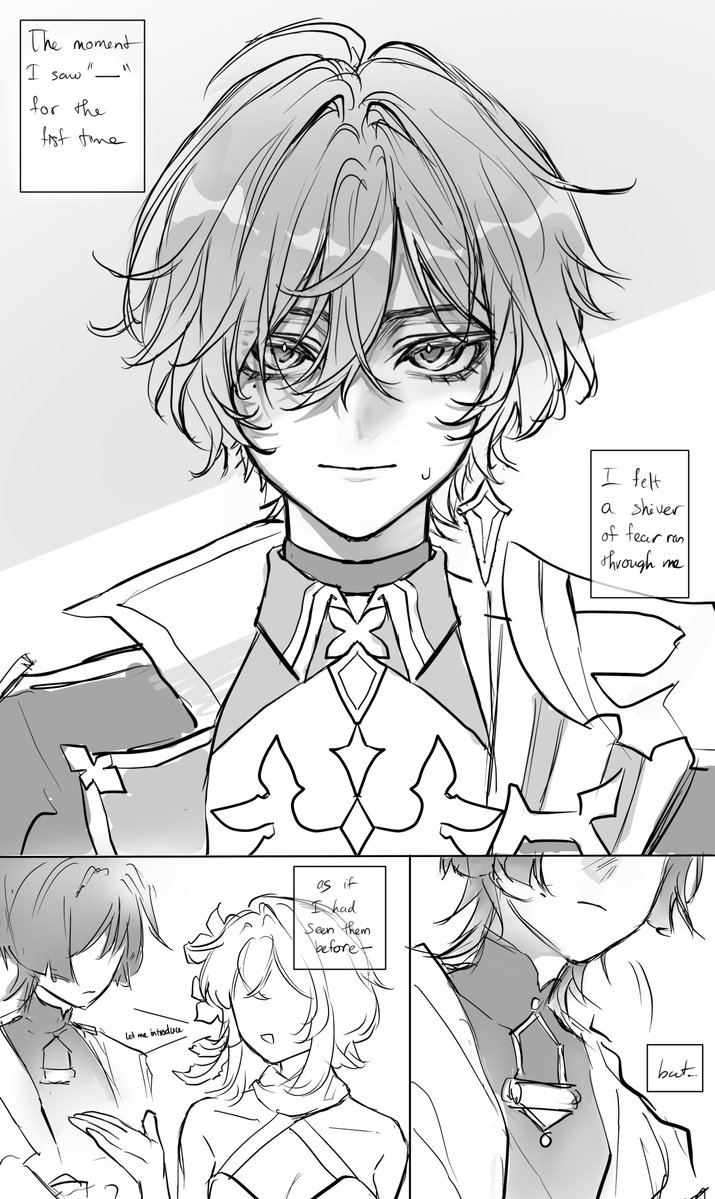 ChyMeyy's tweet photo. kept thinking maybe they might’ve met bf, back at Dottore’s lab when Lohen got captured🥵 #Lohen #原神 #wanderer #Genshinlmpact 
#放浪者 #scaramouche https://t.co/sEiuQVoazH