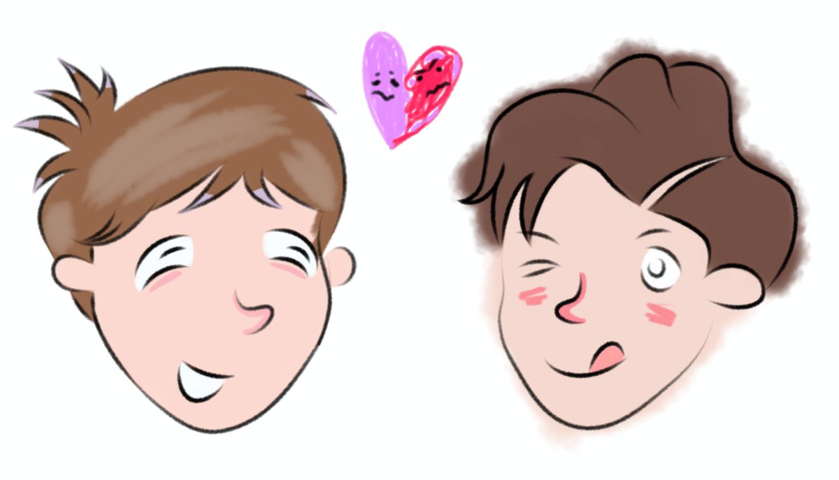 44410DJ's tweet photo. I imagine Ralph making William happy with whatever he does or whatever joke he tells no matter how silly it may be, simply because they're together 🥹💜❤️ #willralph #ralliam #horridhenry #fanart #doodle https://t.co/hz4IdMeAZ1