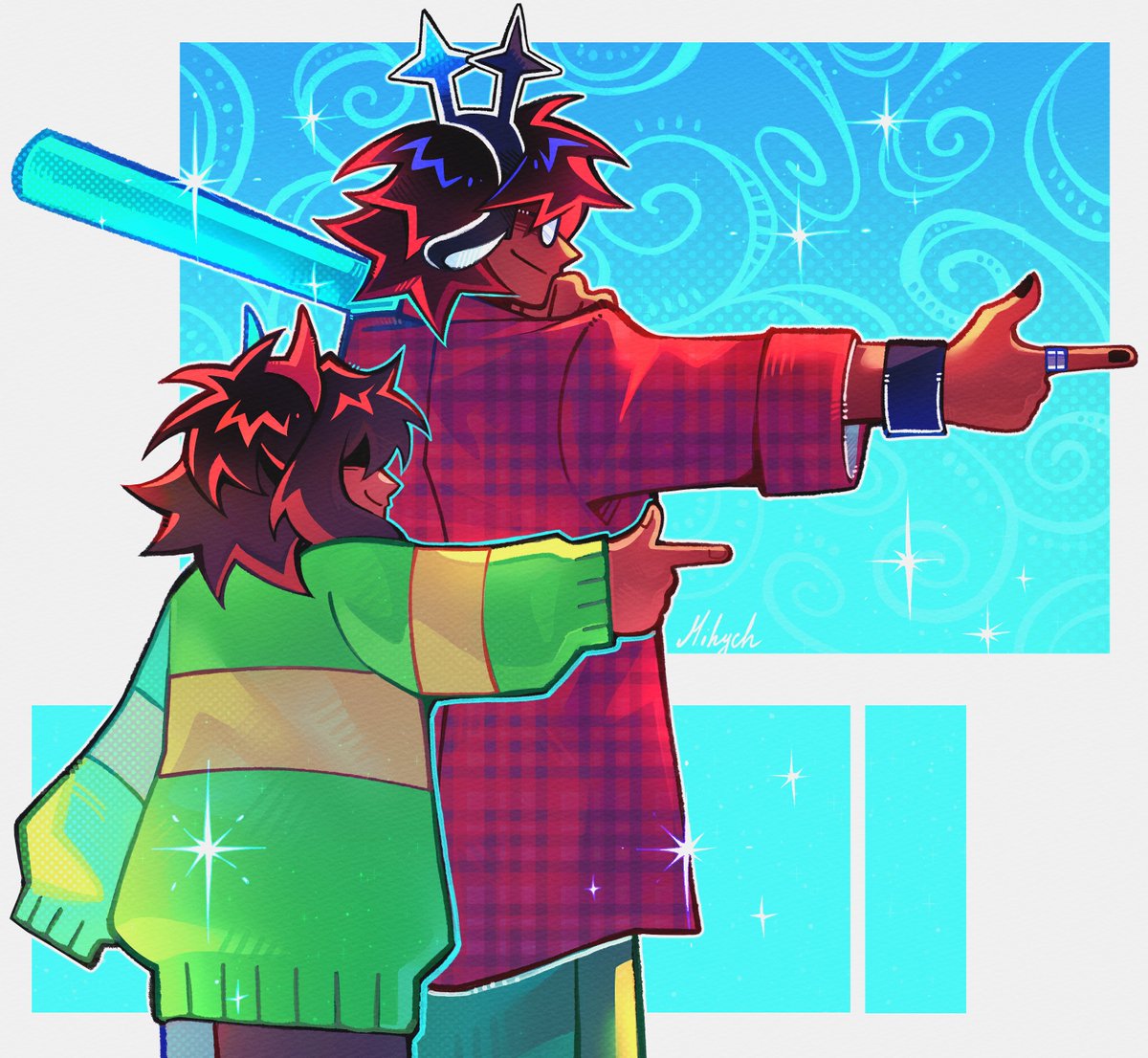 mihych's tweet photo. Role model
#deltarune https://t.co/0gI7UsU3cD