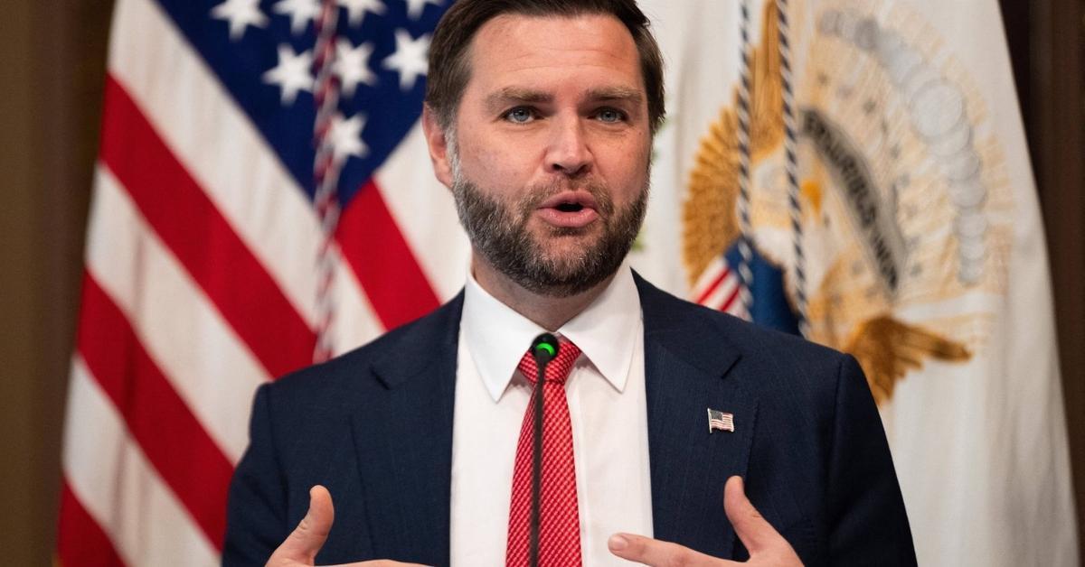 radar_online's tweet photo. JD Vance accused a protester of being a 'Democrat plant' who wants to 'raise taxes.' https://t.co/E7YiPuedbk https://t.co/0yxb5gLewI