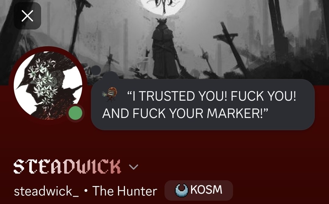 steadwick_'s tweet photo. When its October so I had to change my layout for the hunt (ignore the deadspace quote its I'm back in my phase) https://t.co/RjKc9CFFKO