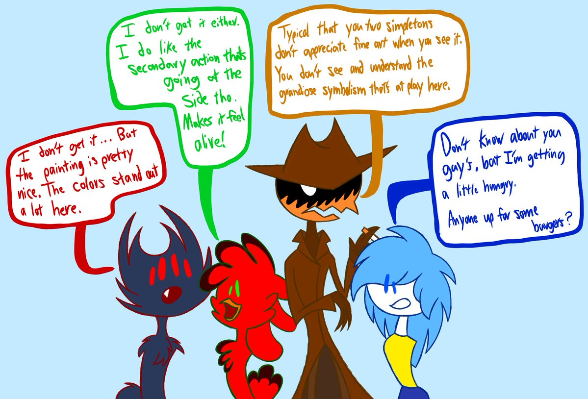 Bananaslapple's tweet photo. Character Drawing to get in the feel for them https://t.co/bWtM2gmAgU