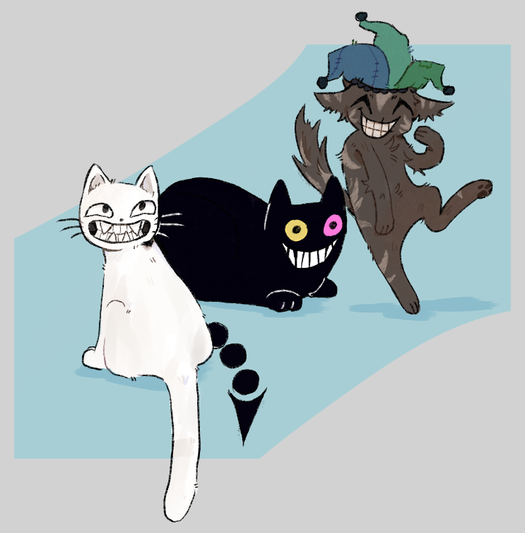 foggybadge's tweet photo. lets all smile #offgame #deltarune #mewgenics https://t.co/DqXidMPgmg