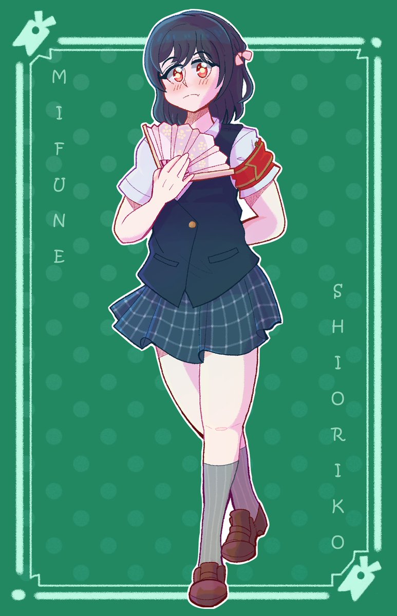 Kingkero18's tweet photo. My contribution for the collab :D 

It's always a pleasure to be able to draw my beloved daughter Shioriko again 🥰
Thank you so much for the opportunity and please check everyone out they're amazing!! 
#NijiArtKurabu26 #lovelive #虹ヶ咲 https://t.co/im6Hnl5dSE