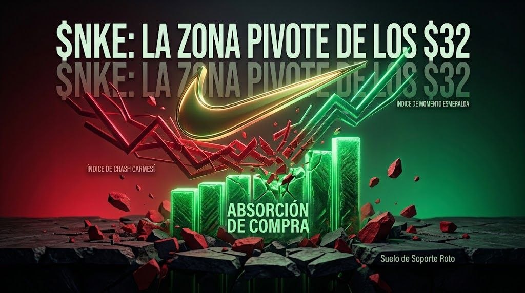 JavierCrespoDM's tweet photo. 🚨 NIKE ($NKE): ¿SUELO DE MERCADO O TRAMPA BAJISTA? 6 señales que estoy vigilando 👀

El pánico puede crear oportunidades. Pero también puede esconder una trampa de valor.

Tras los resultados, $NKE abrió con un gap bajista y después recuperó terreno durante la sesión.

¿Estamos ante los primeros indicios de un suelo o simplemente ante un rebote dentro de una tendencia bajista?

He estudiado el precio, el volumen, los insiders, el posicionamiento y los fundamentales. Esta es mi tesis. 🧵👇

1️⃣ LA PRIMERA SEÑAL: ¿QUÉ OCURRIÓ DESPUÉS DEL GAP?

Lo relevante no es únicamente que Nike abriera a la baja. Es cómo reaccionó el precio después.

📉 Presión vendedora en la apertura.

📈 Recuperación progresiva durante la sesión.

👀 Cierre cerca de la parte alta del rango intradía.

Este comportamiento puede indicar que apareció demanda capaz de absorber parte de la oferta.

Pero hay una diferencia entre detectar una posible absorción y demostrar que son compras institucionales.

Para mí, lo importante ahora es comprobar si esa demanda continúa, si los mínimos aguantan y si el precio consigue recuperar resistencias relevantes.

2️⃣ ¿Y SI EL PÁNICO ESTÁ CREANDO UNA OPORTUNIDAD ASIMÉTRICA?

Nike lleva años perdiendo valor bursátil y afronta problemas reales de ejecución, competencia y recuperación de márgenes.

Pero una empresa deteriorada operativamente no siempre es una mala inversión a cualquier precio.

La pregunta fundamental es otra:

¿Cuánto deterioro está descontando ya el mercado y cuánto más puede empeorar el negocio?

Si las expectativas son extremadamente negativas y la compañía consigue estabilizar sus ventas, márgenes y posicionamiento, una revisión de expectativas podría impulsar la valoración.

Eso no significa que el escenario negativo esté completamente descontado. Significa que merece la pena analizar qué expectativas incorpora el precio actual.

3️⃣ EL POSICIONAMIENTO BAJISTA PUEDE SER COMBUSTIBLE

Cuando existen posiciones cortas importantes, una recuperación inesperada puede obligar a algunos vendedores a recomprar acciones para limitar sus pérdidas.

Ese proceso puede acelerar la subida y provocar un short squeeze.

Además, el nivel de 33 $ concentraba la atención por el vencimiento de opciones de esta semana.

¿Podría desencadenarse un movimiento violento al alza si el precio recupera niveles clave?

Sí, es un escenario posible.

Pero el interés abierto en opciones no demuestra por sí solo que exista una gran presión compradora potencial. Para valorar esa hipótesis necesitamos datos actualizados de posiciones cortas, distribución de opciones y evolución del precio.

4️⃣ LOS INSIDERS: UNA PIEZA QUE NO IGNORARÍA

El CEO de Nike, Elliott Hill, compró 23.660 acciones de Clase B el 13 de abril de 2026, a un precio medio declarado de 42,27 $.

La operación figura en los registros oficiales de la SEC.

Es un dato relevante porque permite estudiar cómo evoluciona la exposición personal de quienes dirigen la compañía durante una etapa complicada.

Ahora bien, una compra de un directivo no garantiza que la acción esté infravalorada ni que el suelo se encuentre cerca.

La interpreto como una pieza más del análisis, junto con la valoración, los fundamentales y el comportamiento del mercado.

5️⃣ VANGUARD, BLACKROCK Y LOS GRANDES ACCIONISTAS: OJO CON LA INTERPRETACIÓN

Ver a grandes gestoras en el accionariado puede impresionar, pero hay que distinguir entre mantener acciones por gestión indexada y aumentar activamente una posición.

La titularidad institucional, por sí sola, no demuestra acumulación reciente ni anticipa una subida.

Para identificar compras relevantes hay que comparar las declaraciones de participaciones entre periodos y comprobar las fechas, los cambios netos y el tipo de estrategia de cada inversor.

No busco nombres famosos para confirmar una tesis. Busco datos que permitan contrastarla.

6️⃣ EL VERDADERO CATALIZADOR: QUE EL NEGOCIO DEJE DE DETERIORARSE

Aquí está el punto que muchos análisis puramente técnicos pasan por alto.

Nike no necesita resolver todos sus problemas de un día para otro. Pero sí necesita demostrar avances en variables concretas:

🔹 Recuperación de la demanda y de la innovación de producto.

🔹 Estabilización de China, uno de sus mercados más problemáticos.

🔹 Mejora de márgenes y menor dependencia de los descuentos.

🔹 Recuperación del canal mayorista y de la relación con sus distribuidores.

🔹 Ejecución creíble del plan de reestructuración.

Los últimos resultados y las previsiones de la compañía siguen mostrando dificultades importantes. Por tanto, la tesis de recuperación aún tiene que ganarse la confianza del mercado.

7️⃣ ¿QUÉ NECESITO VER PARA CREER EN UN SUELO?

No me basta con una vela verde después de una caída.

Quiero observar:

✅ Que la zona de mínimos recientes, alrededor de 32–33 $, aguante en cierres.

✅ Que aparezcan mínimos crecientes y continuidad compradora.

✅ Que el precio recupere resistencias con volumen y no solo mediante un rebote puntual.

✅ Que el posicionamiento bajista pueda convertirse en combustible adicional, si los datos lo confirman.

❌ Si pierde los mínimos recientes con fuerza y continúa deteriorándose la estructura, revisaré la hipótesis.

Un suelo se identifica inicialmente como una posibilidad. La confirmación llega después.

🔥 MI CONCLUSIÓN

Mi tesis sobre $NKE no se basa en que la acción haya caído mucho.

Se basa en estudiar la posible confluencia de varios factores: una valoración castigada, un giro intradía que merece seguimiento, un posible desequilibrio entre vendedores y compradores, operaciones declaradas de insiders y la posibilidad de una recuperación del negocio.

Cada factor tiene limitaciones. Juntos justifican investigar la oportunidad; no garantizan el resultado.

La diferencia entre comprar a ciegas y analizar una compañía consiste en ir más allá del titular de resultados.

Hay que estudiar el negocio, el balance, la valoración, los flujos, el posicionamiento y, sobre todo, qué tendría que ocurrir para que nuestra tesis fuese equivocada.

¿Está Nike empezando a construir un suelo o todavía necesita una última fase de capitulación?

Quiero leer argumentos a favor y en contra. 👇

— Javier Crespo | @JavierCrespoDM
#NKE #Nike #Trading #ValueInvesting