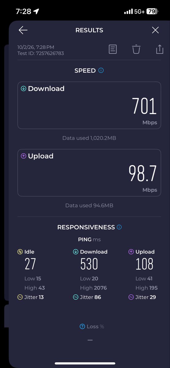 cancelind's tweet photo. AT&amp;T mid-band 5G (n77) SpeedTest vs Macys free WiFi SpeedTest located in Arlington, Texas 

Macys using Verizon 5G home internet for guest WiFi via. Juniper AP45 access points https://t.co/cS8cBPEX3Q