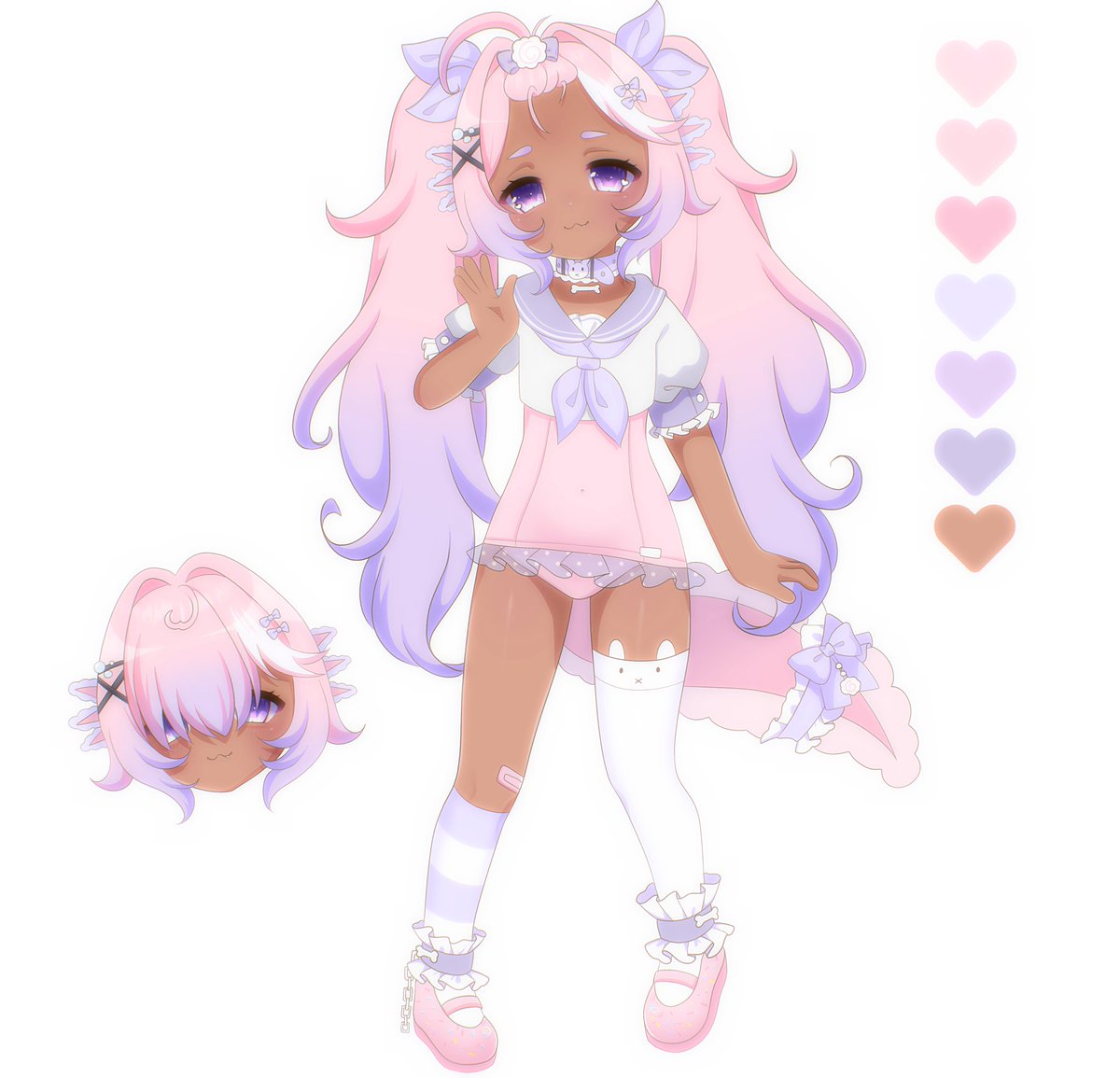 rairovt's tweet photo. introducing a new outfit! 🫧

i liked the sailor-fuku vibes 🍭
design: @.mugichouu https://t.co/uT44F1pcRZ