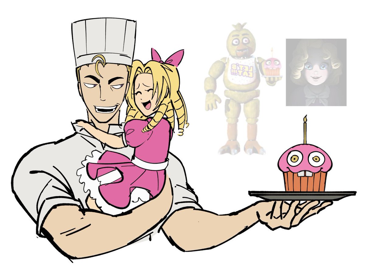 huhermm's tweet photo. i dont go here but chica was my favorite fnaf character when i was a kid so #fnaf https://t.co/ImAFsPYOe5