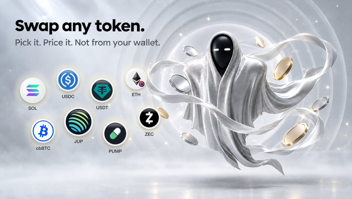 omnizec's tweet photo. Swap just got easier.

Tap a token and search by name or address, or pick SOL, USDC, USDT, ETH, cbBTC, JUP, PUMP or ZEC.

Prices update as you type, and every token is checked before you buy.

Still signed by your session key. Never your wallet.

https://t.co/zKlmehersX https://t.co/29NZspQ2W6