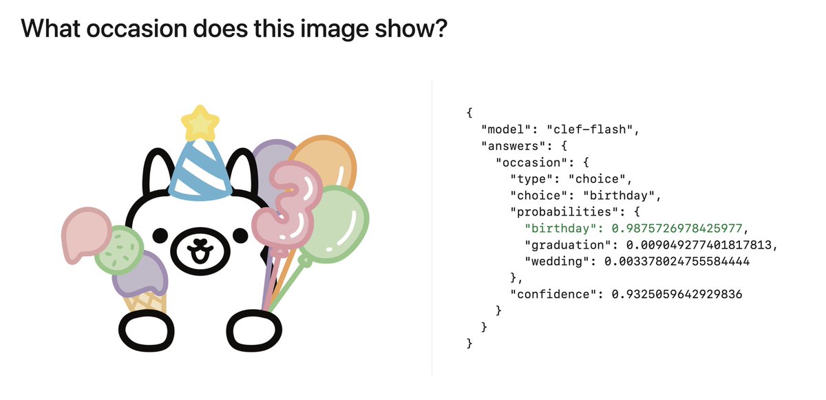 ollama's tweet photo. .@Cloudflare's decision models are available on Ollama!

Decision models allow you to classify an image, label a bug report or route a support ticket to the right team.  

Clef (27B):
ollama pull clef

Clef Flash (9B):
ollama pull clef-flash