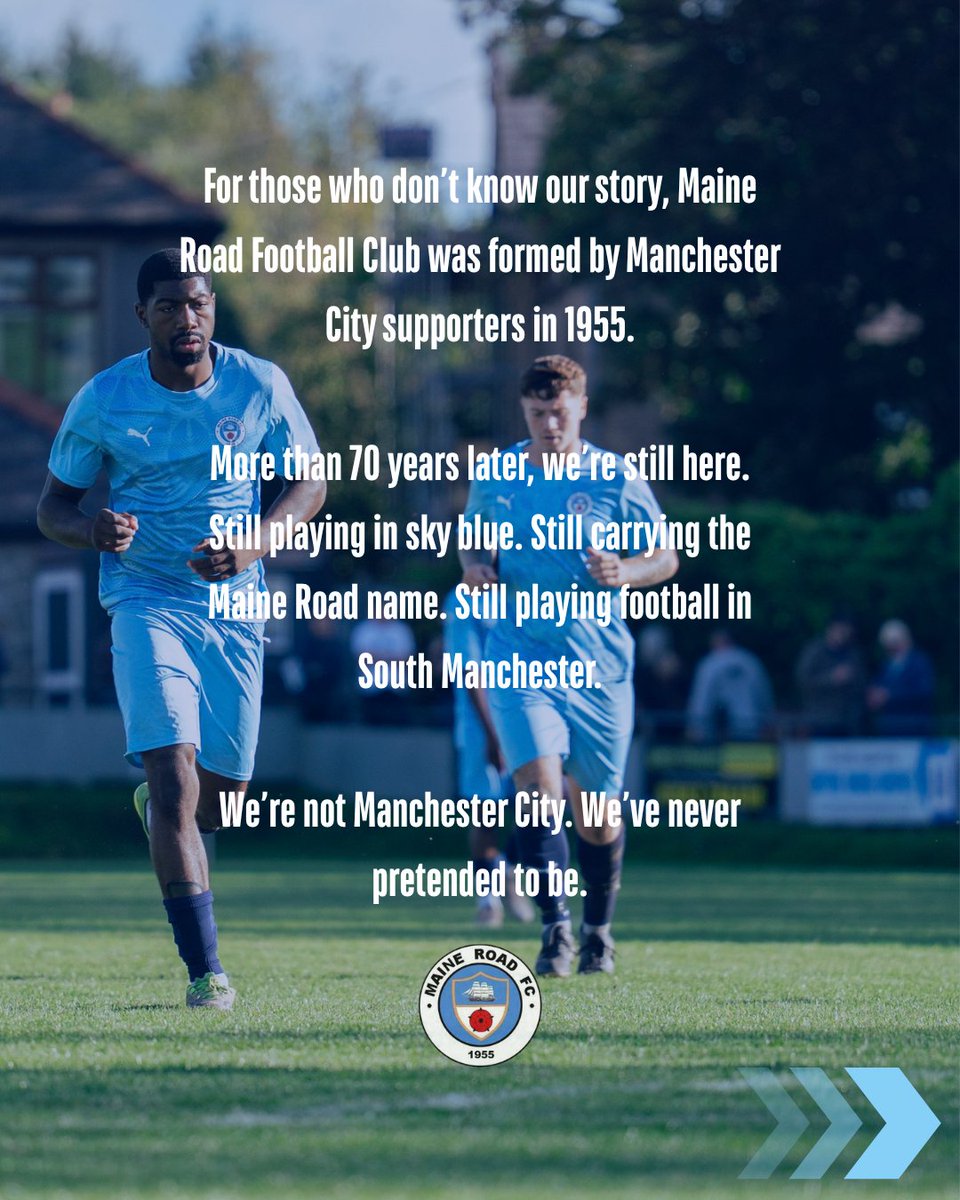 MaineRoadFC's tweet photo. We’ve seen the posts. We’ve read the comments. 👀
A little bit of our history and a reason to come and see us.
Don’t forget PL & EFL season ticket holders get FREE entry with valid photo ID.
Come and find the Road.
#MaineRoadFC #UpTheRoad #NWCFL https://t.co/6xklqtNtXV