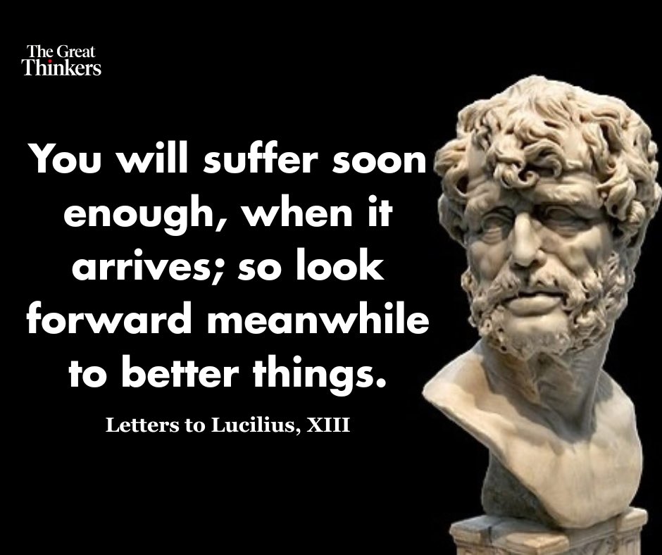 greatthinkers11's tweet photo. We spend so much of life preparing for what we think will happen… only to discover that life rarely follows the script we wrote for it.

Stop trying to predict every chapter because you’re not meant to know everything that comes next. #seneca #stoicism #psychology #usa https://t.co/pXqGUCL8oT