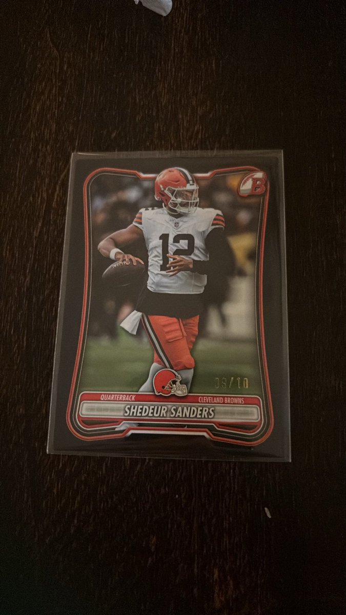 Barkans9's tweet photo. Pulled Sheduer /10 out of a blaster. Any Sheduer collectors out there know its worth. @CardPurchaser https://t.co/78xUFAzL5m