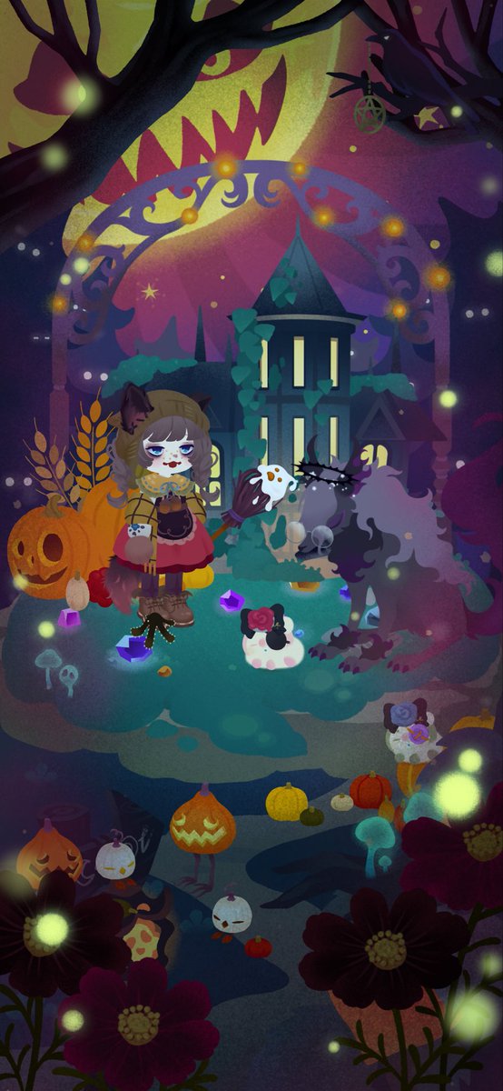 syobo_gaming's tweet photo. このホムちゃんお気に入りすぎてハロウィン終わって欲しくない👻🎃 https://t.co/x13D3plyBI